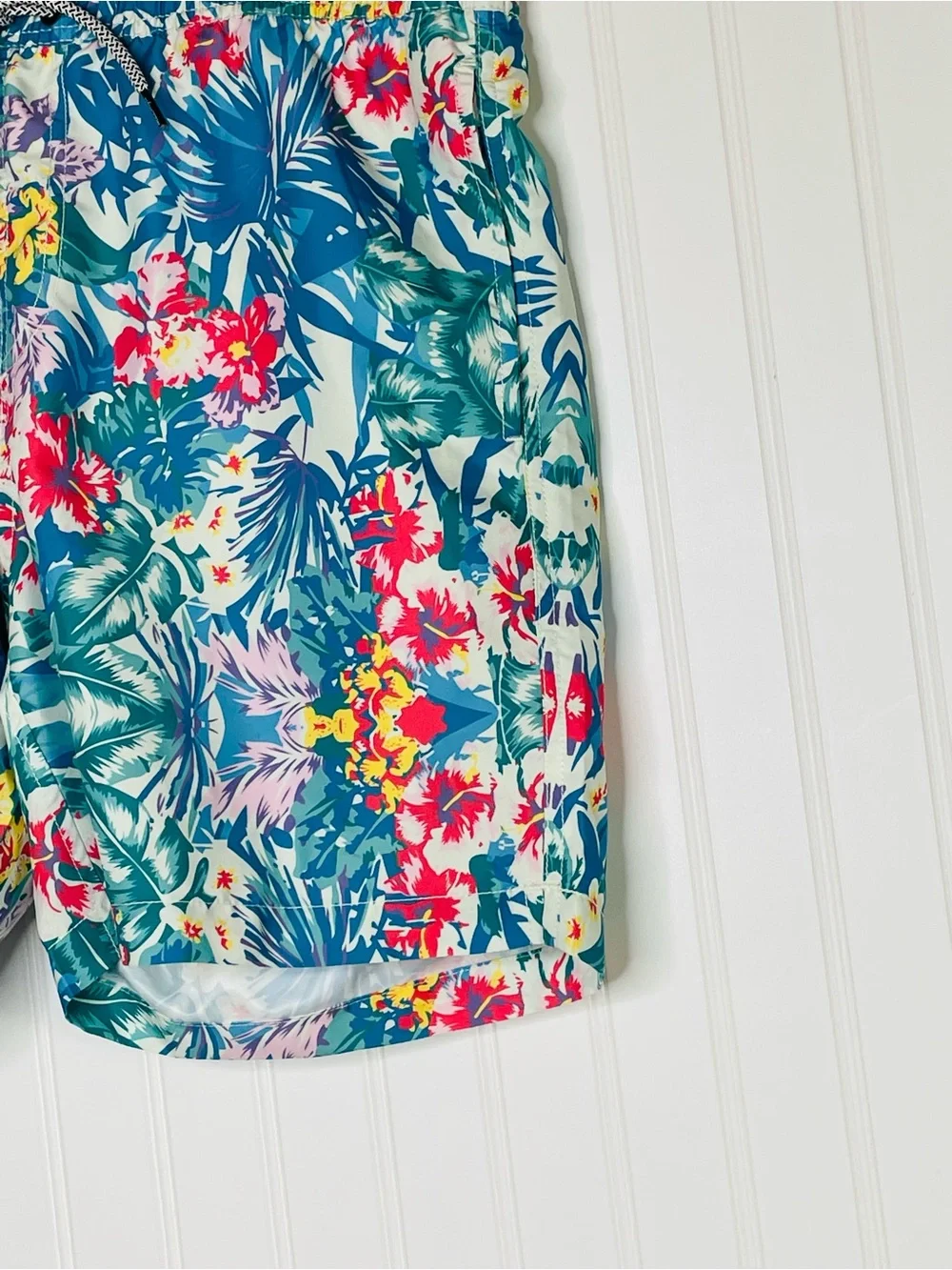 Maamgic Tropical Print Swim Trunks